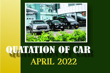 PRICE LIST OF LEXICO VEHICLES - APRIL 2022