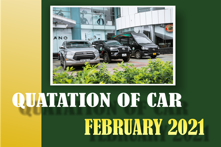 PRICE LIST OF LEXICO VEHICLES -  FEBRUARY 2021