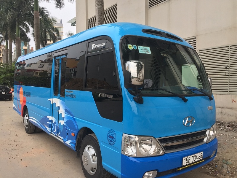 Cho thuê xe 29 chỗ tại Hải Phòng