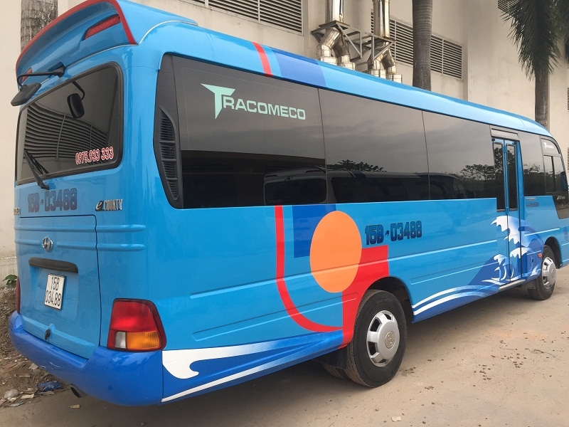 Cho thuê xe 29 chỗ tại Hải Phòng