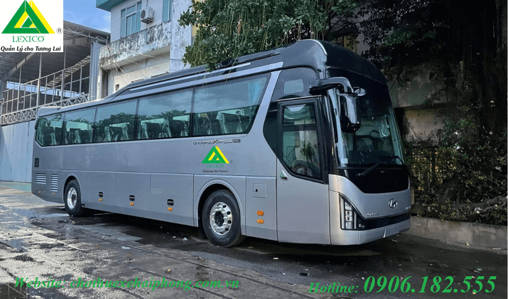 BIG BUS 47 SEATS FOR RENT IN HAI PHONG