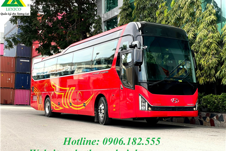 BIG BUS 47 SEATS FOR RENT IN HAI PHONG